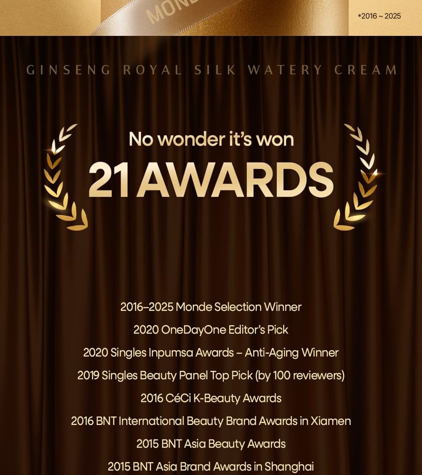 NATURE REPUBLIC Ginseng Royal Silk Watery Cream 60g